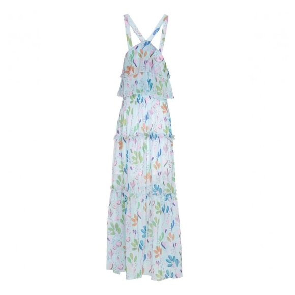 Kendall & Kylie Dresses & Skirts - Kendall + Kylie Blue Floral Maxi Dress